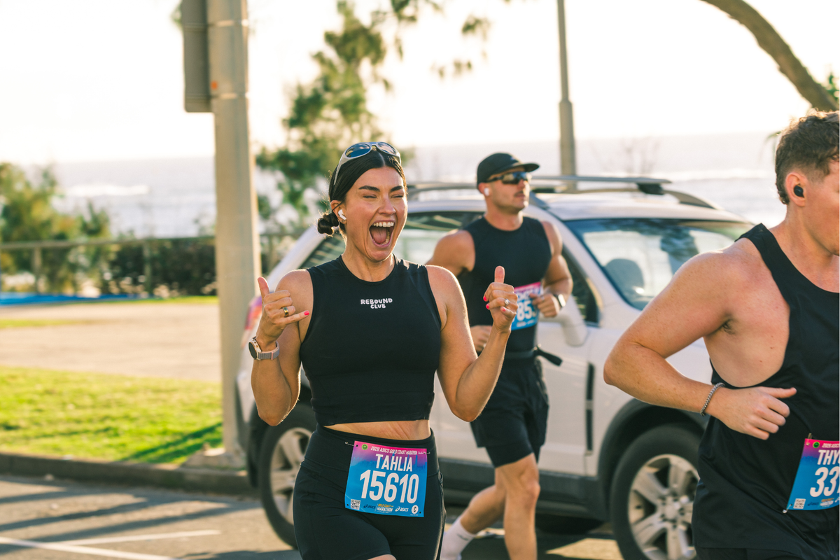 Tahlia's chase of more than the 1% at Gold Coast Marathon